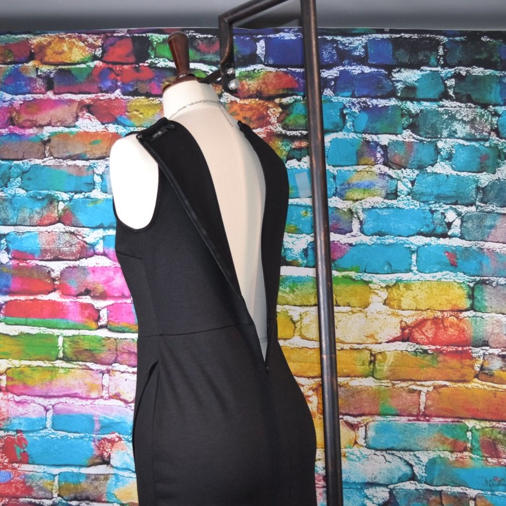 Apt.9 Black Sleeveless A Line Dress Size 6 - Picture 10 of 11